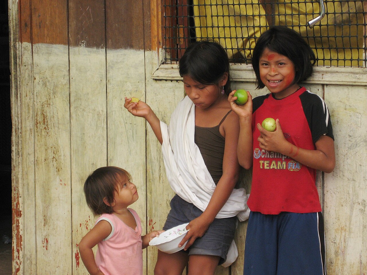 Huaorani kids